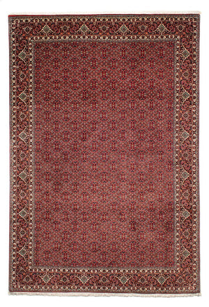Perzisch tapijt - Bijar - 302 x 210 cm - donkerrood