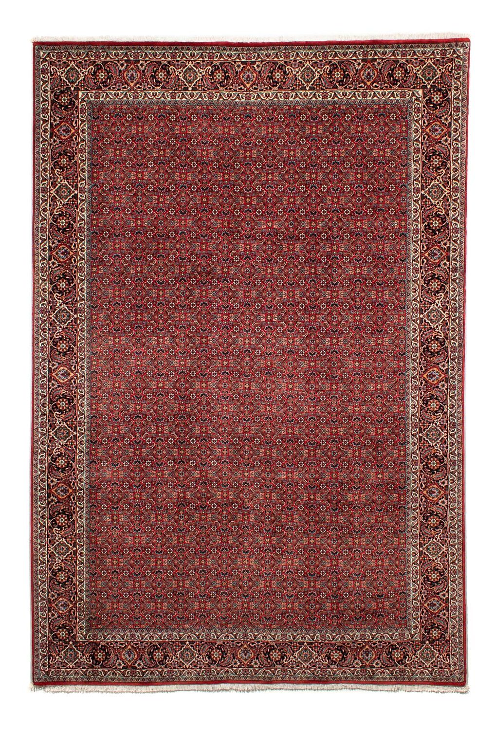 Perzisch tapijt - Bijar - 298 x 205 cm - donkerrood
