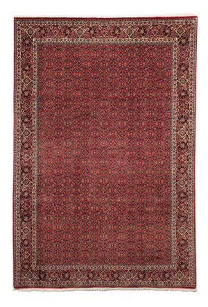 Perzisch tapijt - Bijar - 298 x 205 cm - donkerrood
