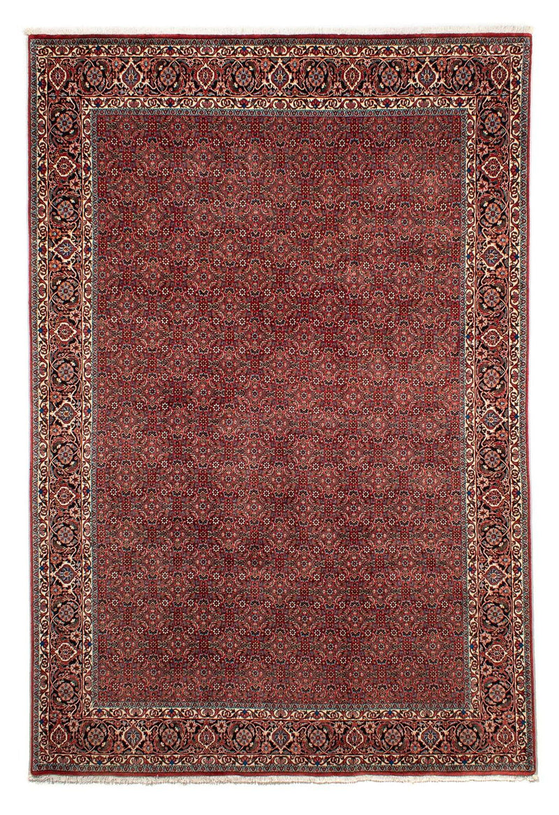 Perzisch tapijt - Bijar - 299 x 202 cm - donkerrood