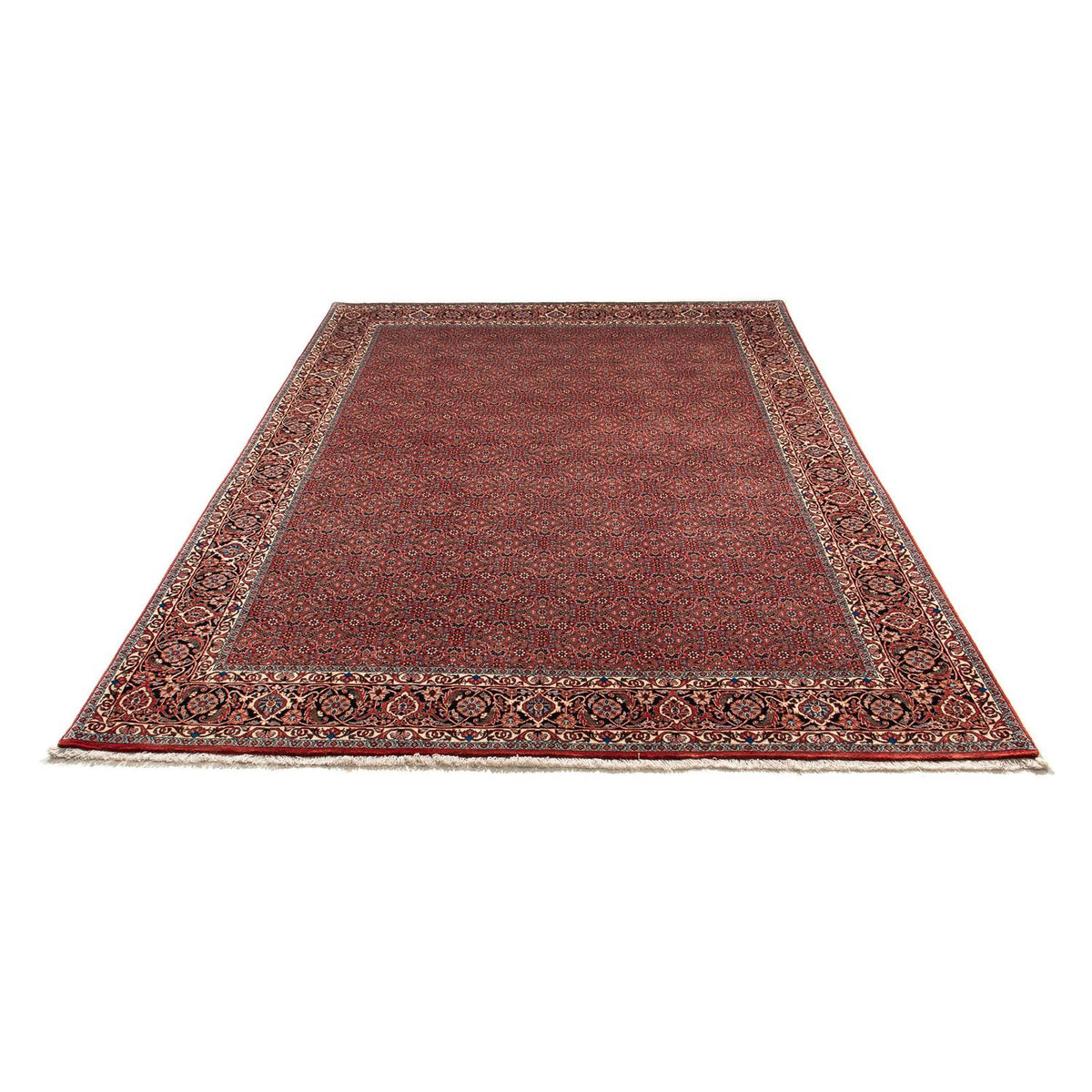 Perzisch tapijt - Bijar - 299 x 202 cm - donkerrood