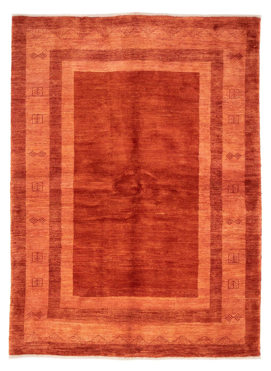 Gabbeh tapijt - Perzisch - 242 x 170 cm - donkerrood