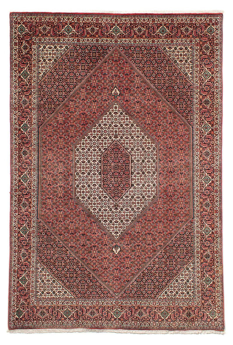Perzisch tapijt - Bijar - 293 x 203 cm - licht rood