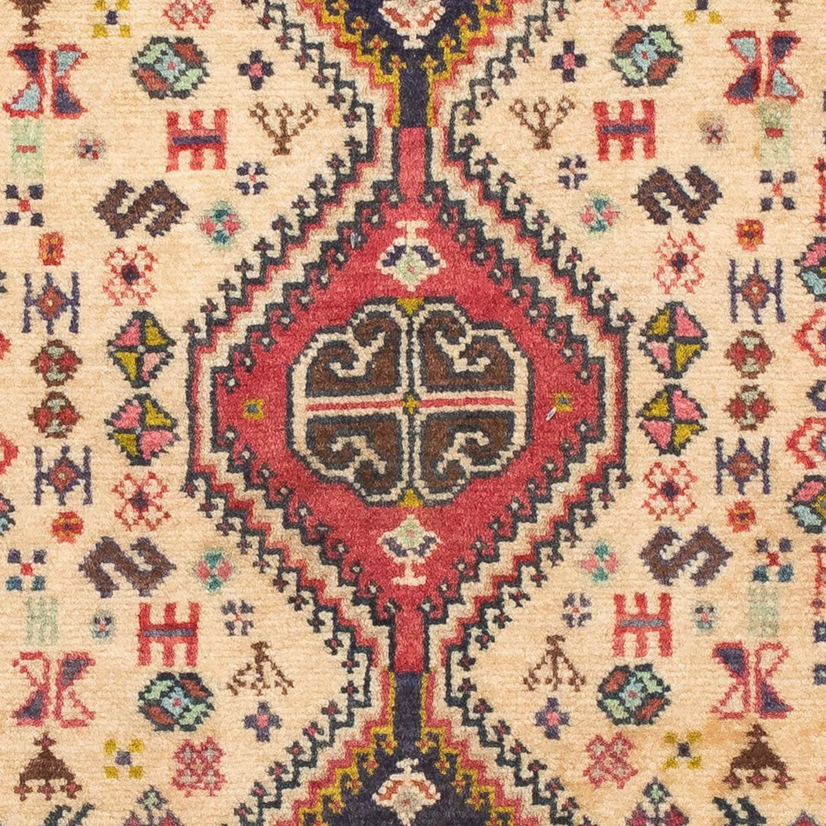 Perzisch Tapijt - Nomadisch - 124 x 76 cm - licht rood