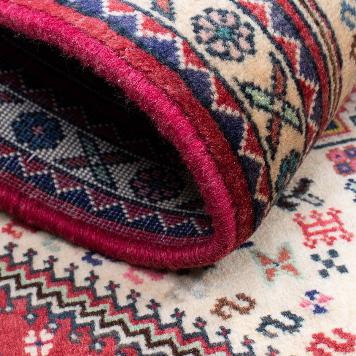 Perzisch Tapijt - Nomadisch - 124 x 76 cm - licht rood