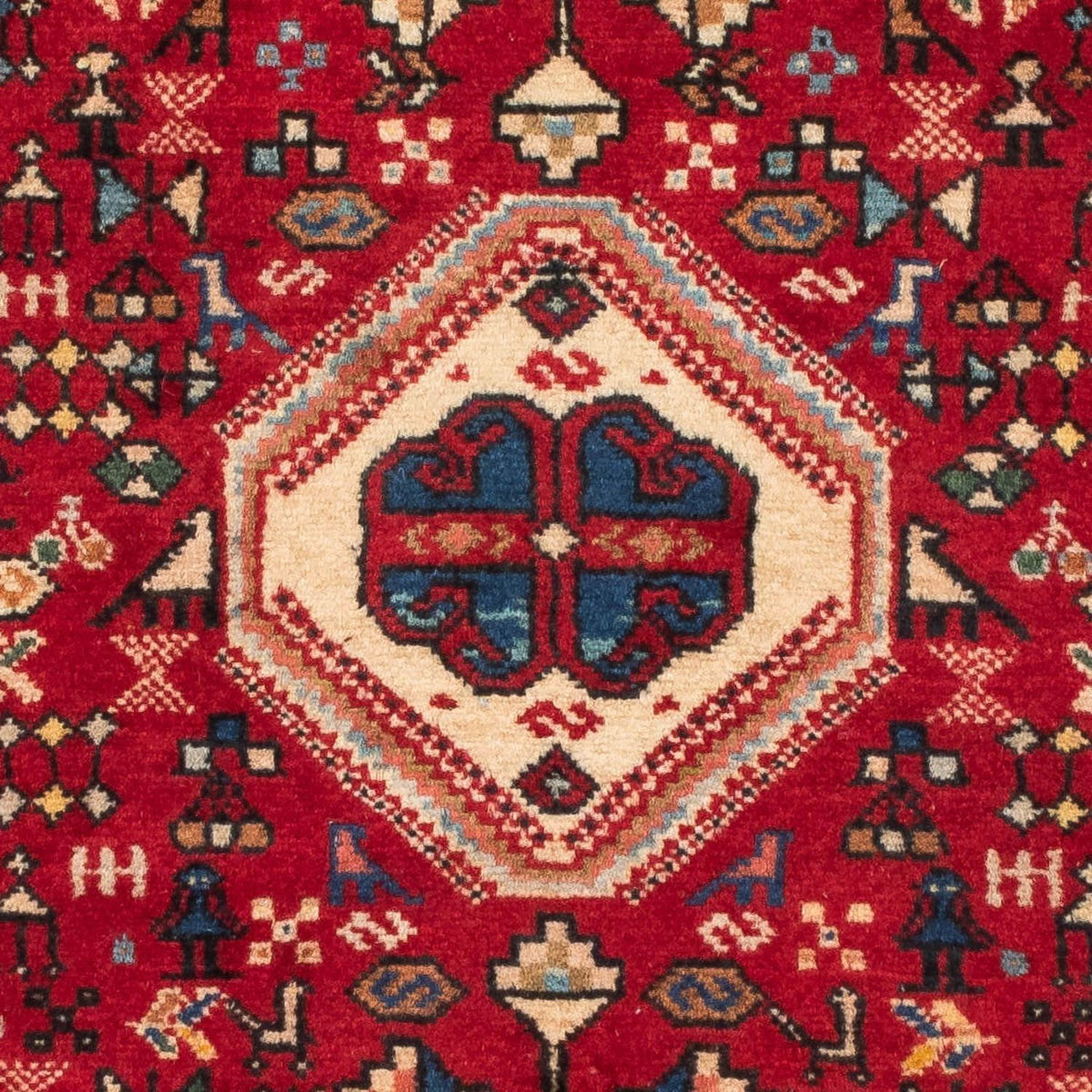 Perzisch Tapijt - Nomadisch - 128 x 76 cm - rood