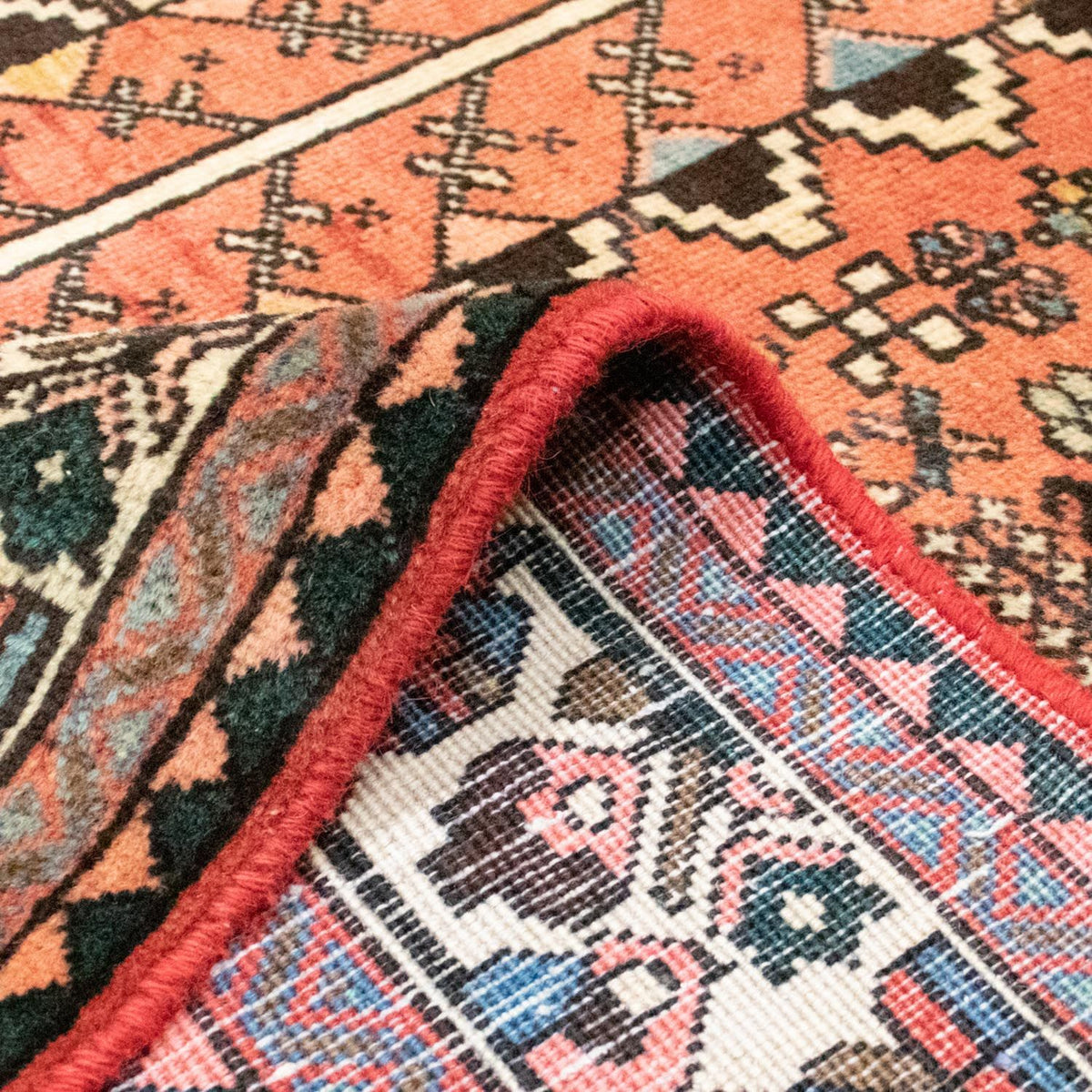 Perzisch Tapijt - Nomadisch - 191 x 149 cm - rood