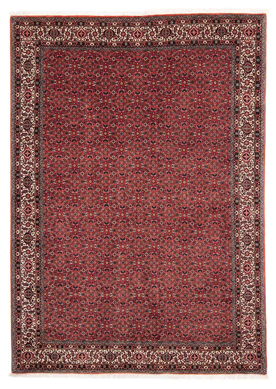 Perzisch tapijt - Bijar - 243 x 173 cm - donkerrood
