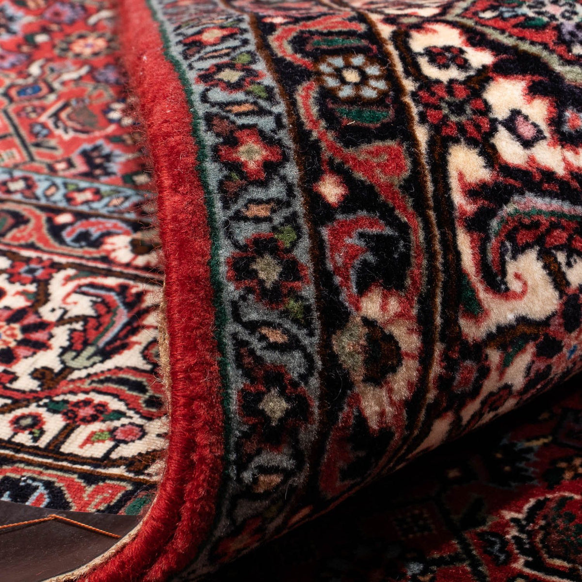 Perzisch tapijt - Bijar - 243 x 173 cm - donkerrood