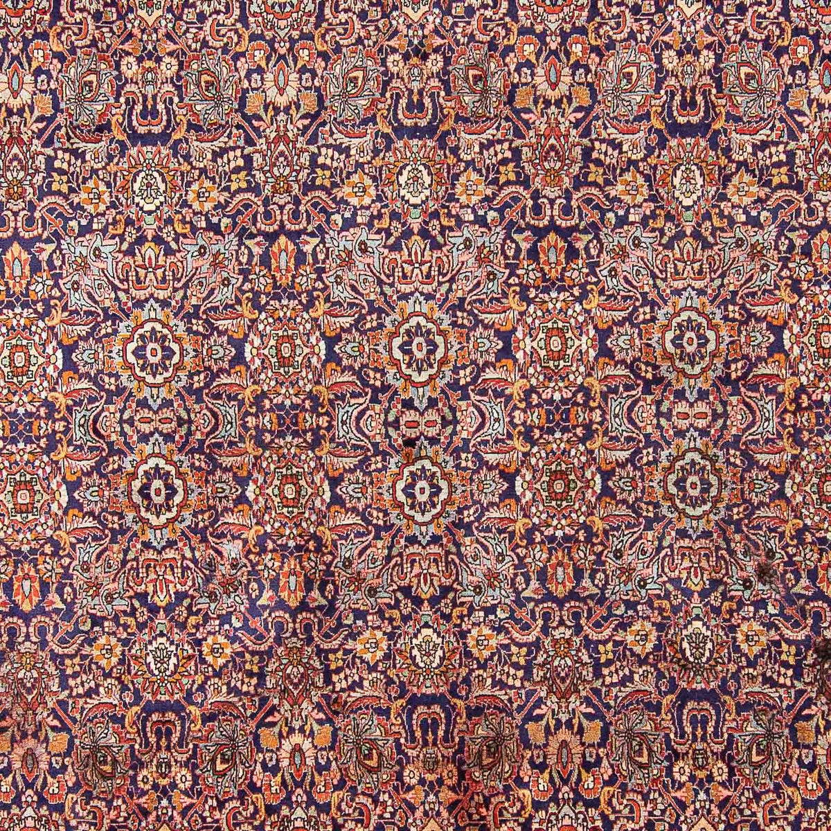Perzisch tapijt - Bijar - 385 x 300 cm - donkerblauw