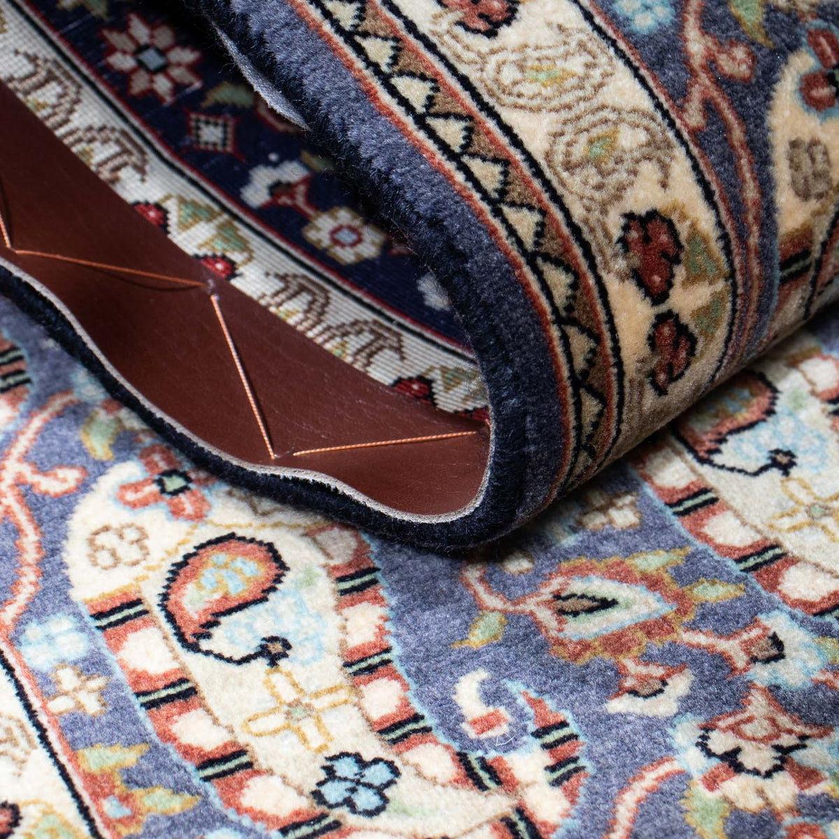 Loper Perzisch tapijt - Ghom - 153 x 54 cm - veelkleurig