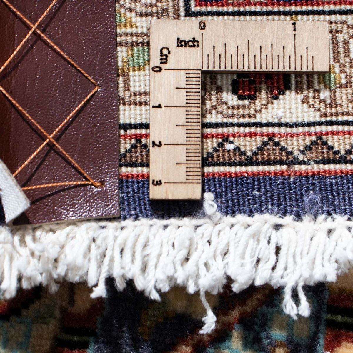 Loper Perzisch tapijt - Ghom - 153 x 54 cm - veelkleurig