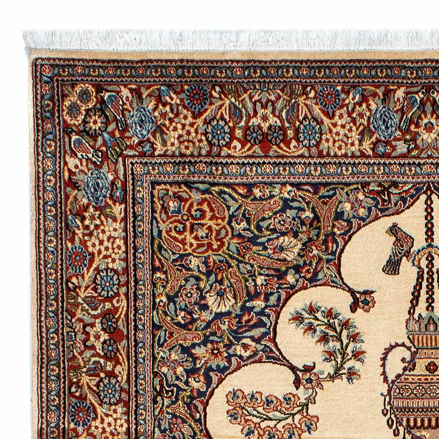 Qom Tapijt 210x135cm - Perzisch tapijt