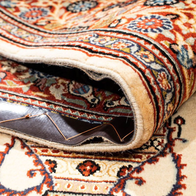 Perzisch tapijt - Ghom - 210 x 135 cm - beige