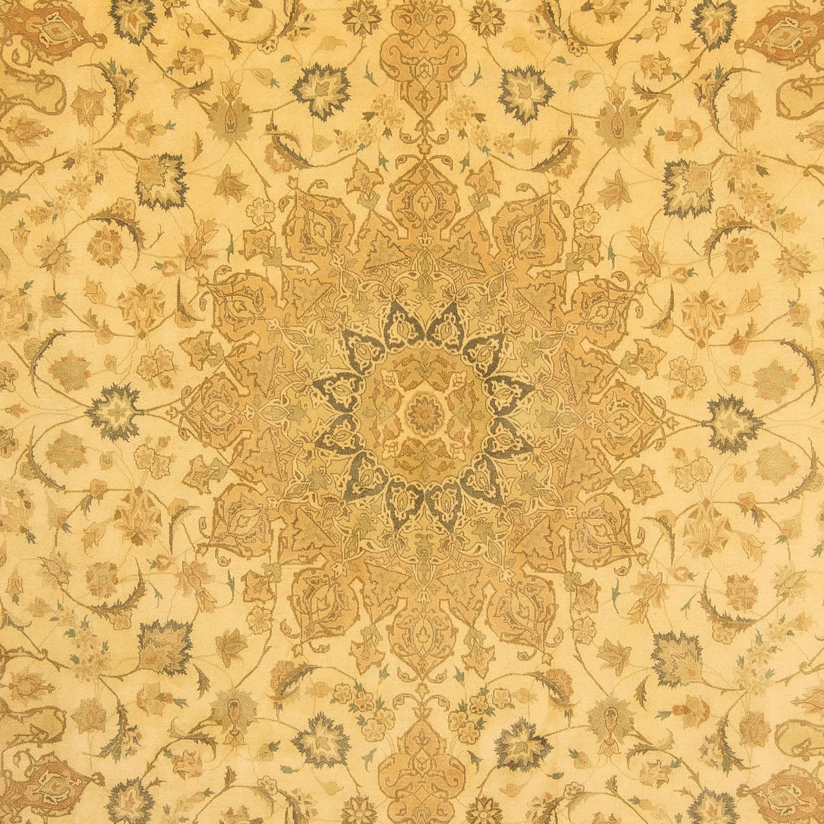 Perzisch tapijt - Tabriz - Royal - 342 x 250 cm - goud