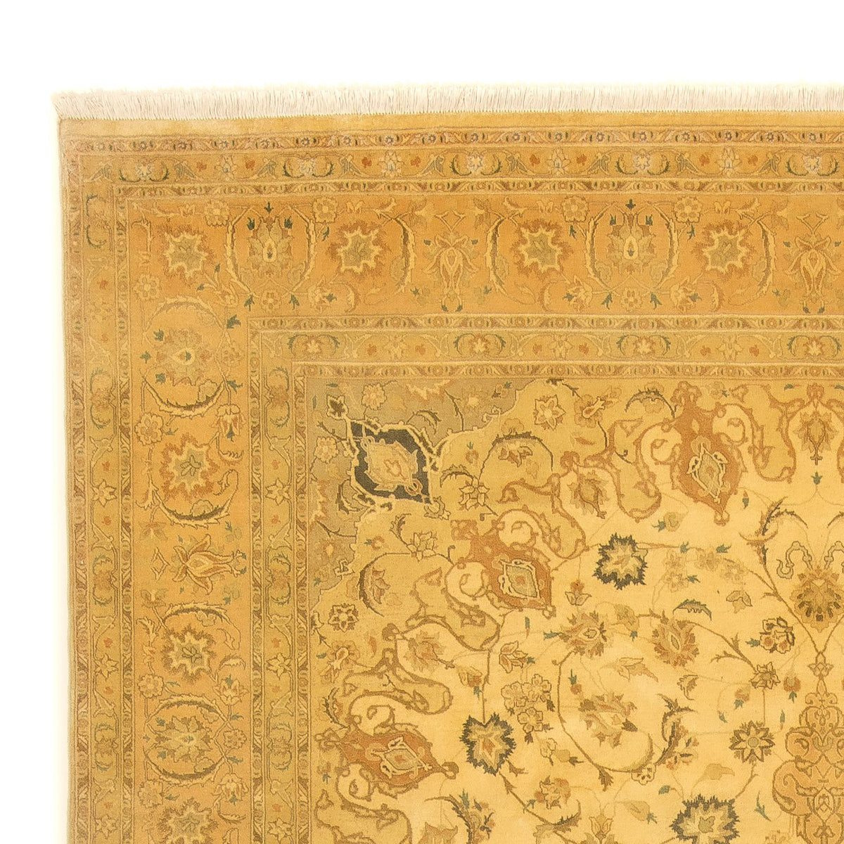 Perzisch tapijt - Tabriz - Royal - 342 x 250 cm - goud