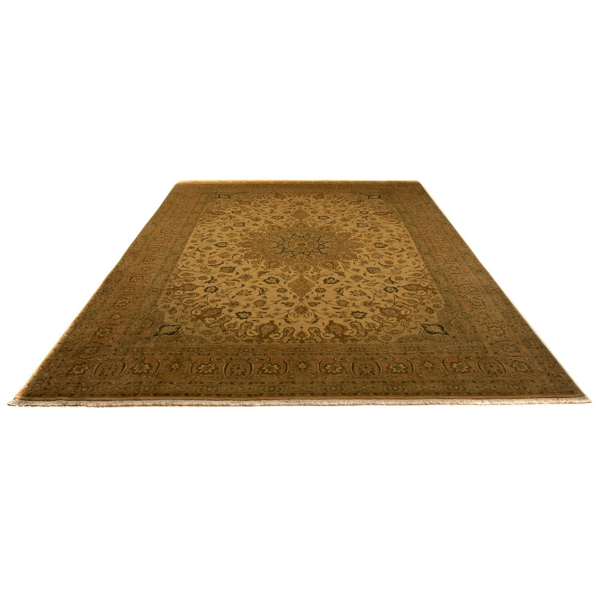 Perzisch tapijt - Tabriz - Royal - 342 x 250 cm - goud