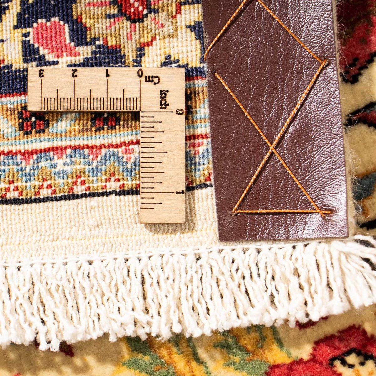 Loper Perzisch tapijt - Ghom - 267 x 69 cm - beige