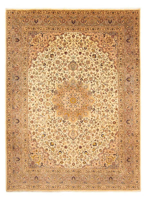 Perzisch tapijt - Tabriz - 377 x 298 cm - lichtbruin