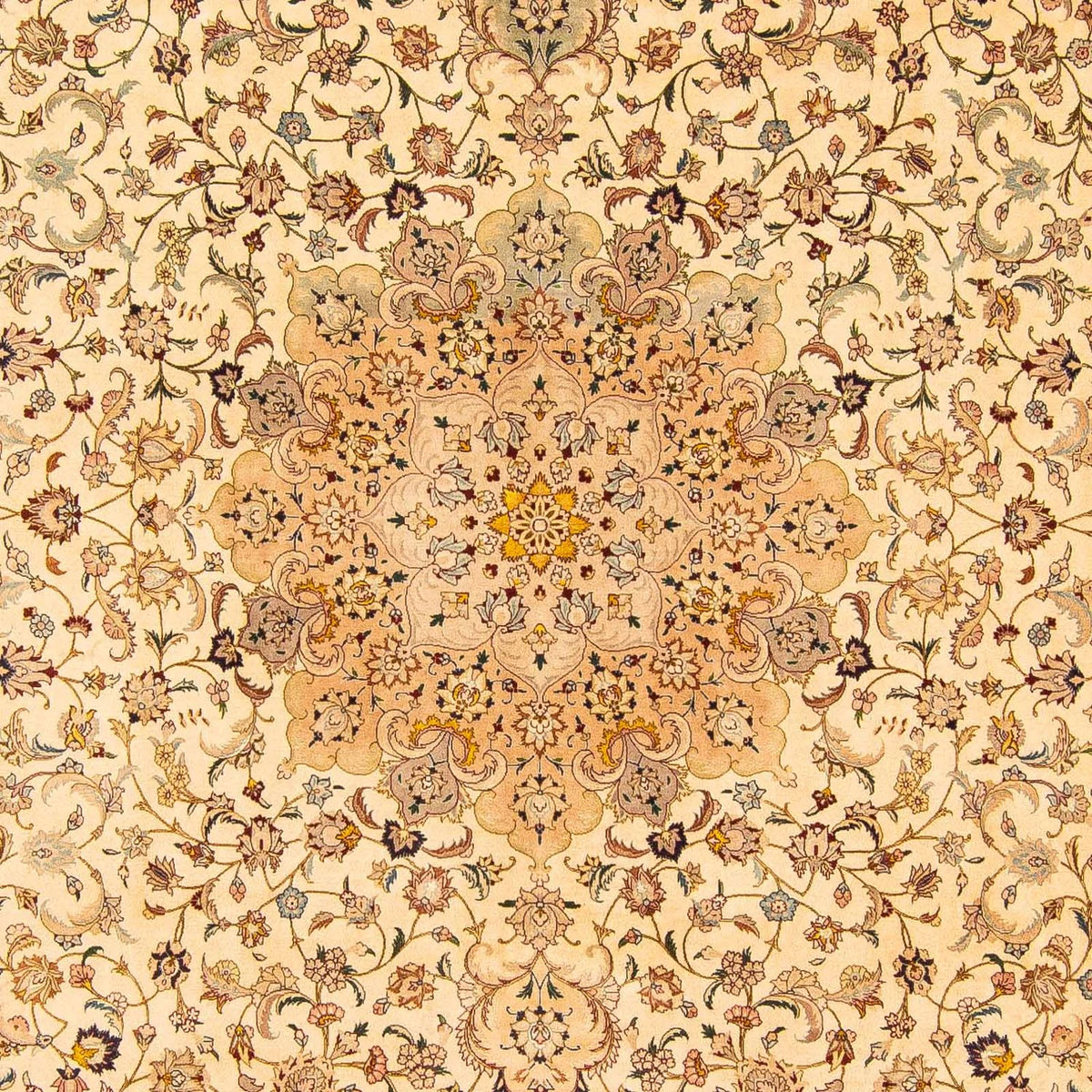 Perzisch tapijt - Tabriz - 377 x 298 cm - lichtbruin