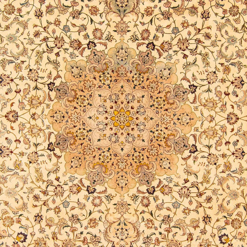 Perzisch tapijt - Tabriz - 377 x 298 cm - lichtbruin
