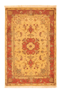 Perzisch tapijt - Tabriz - Royal - 155 x 100 cm - beige