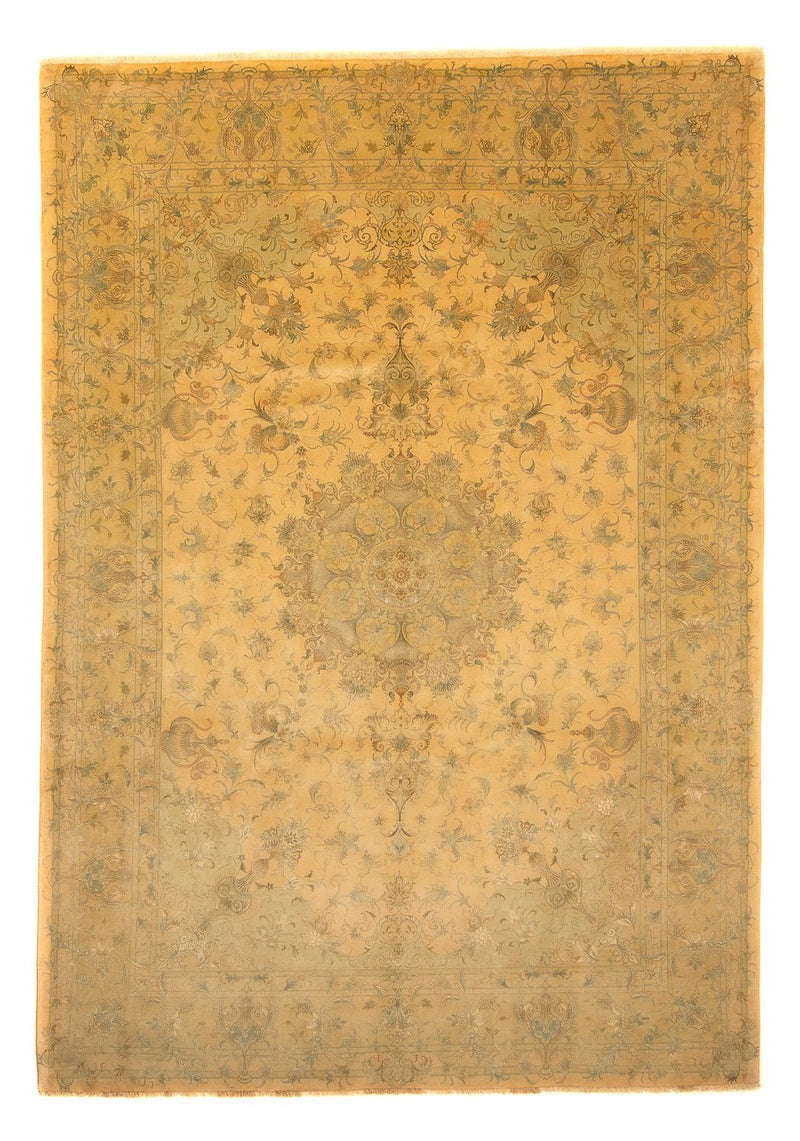 Perzisch tapijt - Tabriz - Royal - 352 x 251 cm - lichtbruin