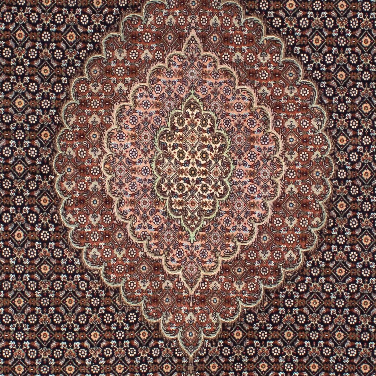 Perzisch tapijt - Tabriz - 205 x 150 cm - lichtbruin