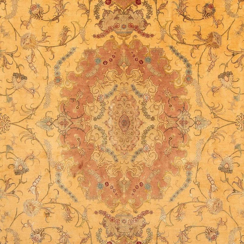 Perzisch tapijt - Tabriz - Royal - 398 x 306 cm - goud