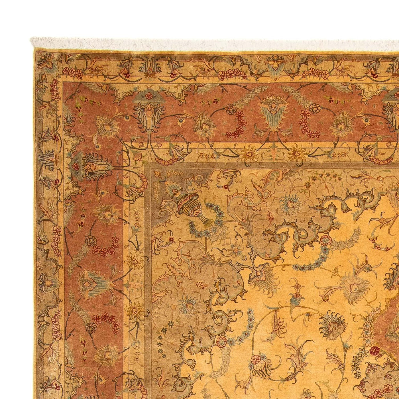 Tabriz - 50 Raj Tapijt 398x306cm - Perzisch tapijt