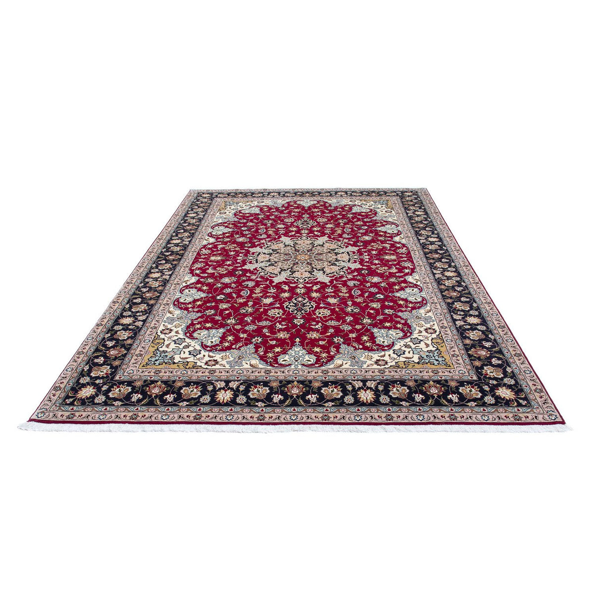 Perzisch tapijt - Tabriz - Royal - 307 x 204 cm - donkerrood