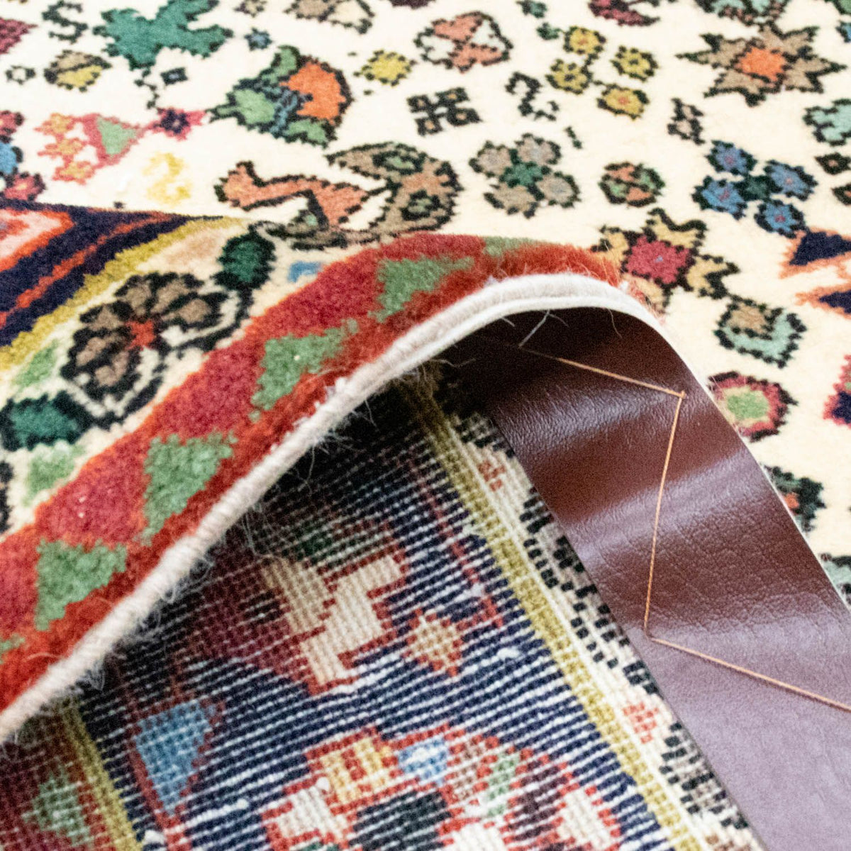 Perzisch Tapijt - Nomadisch - 193 x 149 cm - beige