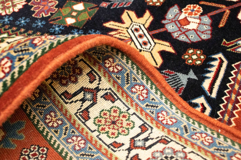 Perzisch Tapijt - Nomadisch - 154 x 107 cm - donkerblauw