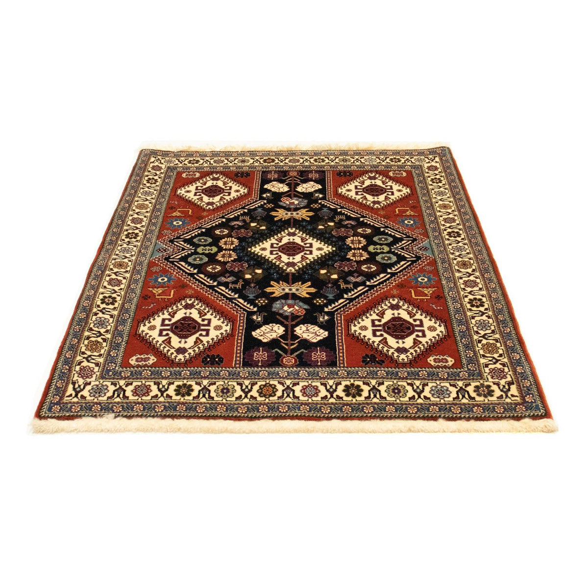 Perzisch Tapijt - Nomadisch - 154 x 107 cm - donkerblauw