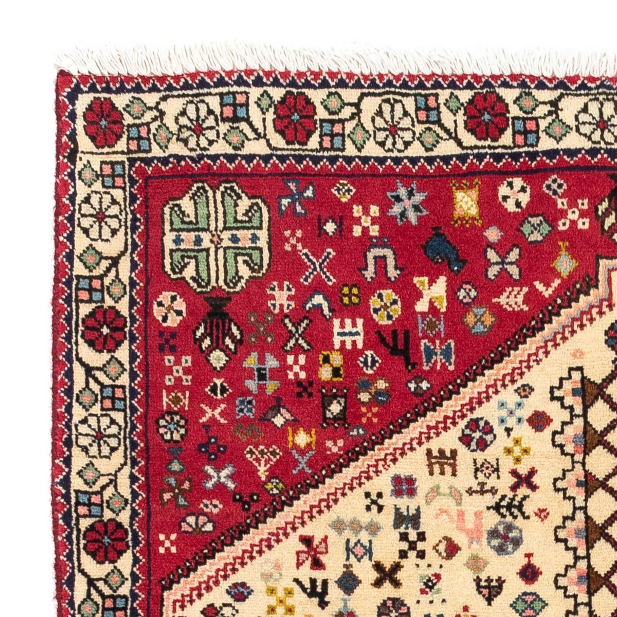 Perzisch Tapijt - Nomadisch - 158 x 98 cm - beige