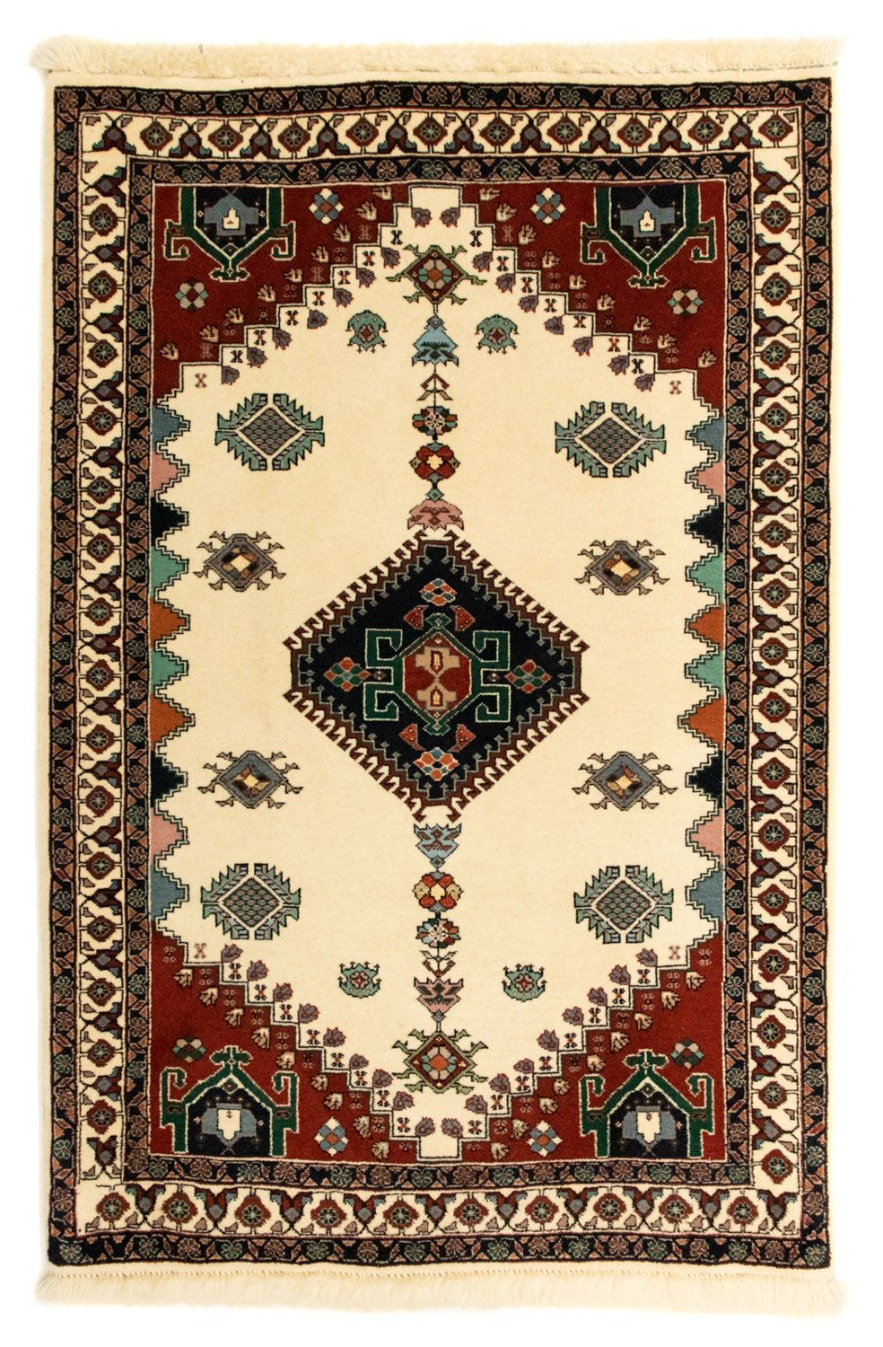 Perzisch Tapijt - Nomadisch - 121 x 81 cm - beige