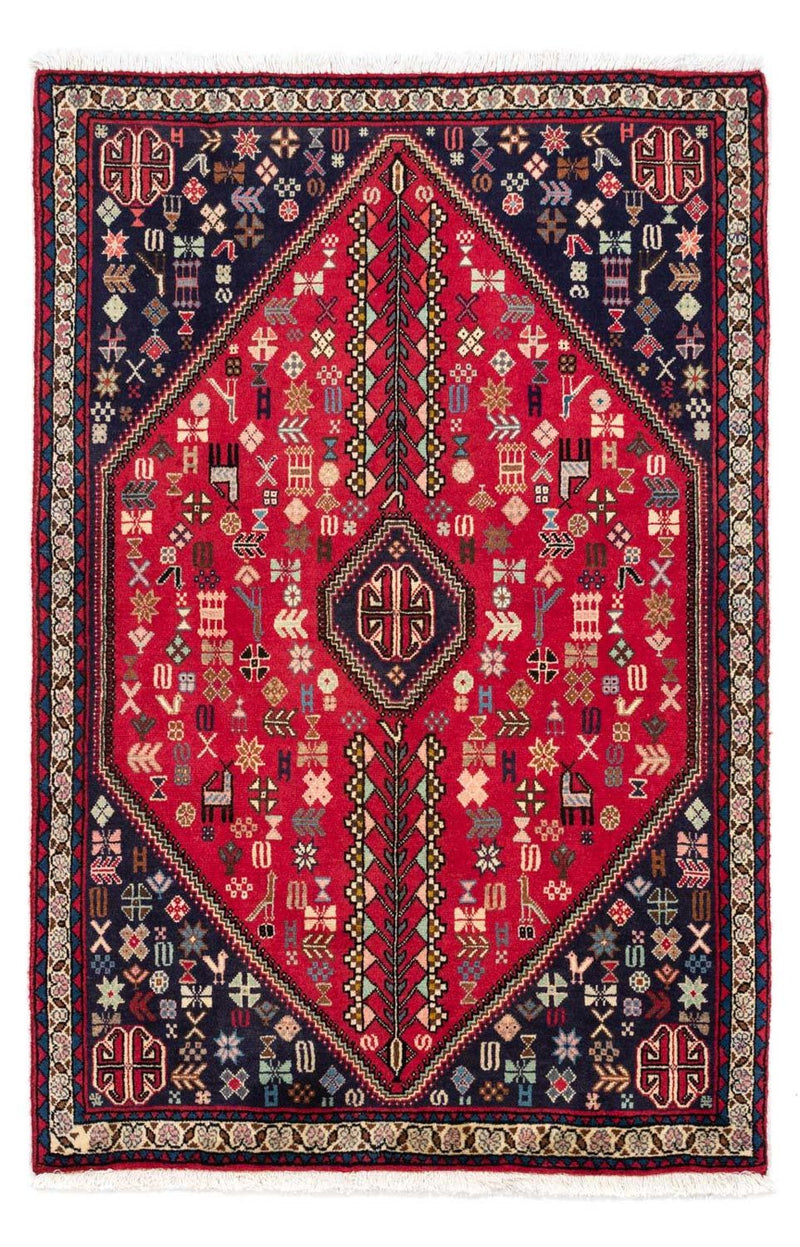 Perzisch Tapijt - Nomadisch - 150 x 97 cm - rood