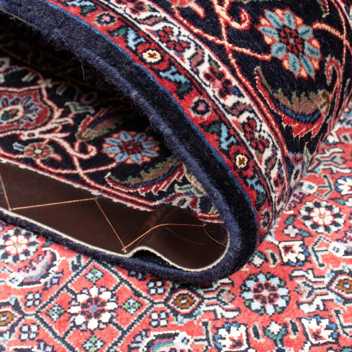 Loper Perzisch tapijt - Bijar - 225 x 128 cm - licht rood