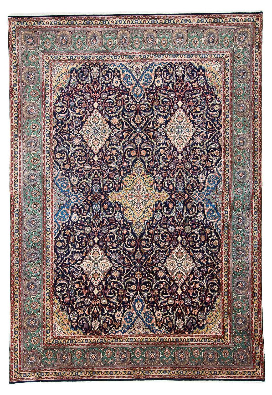 Perzisch tapijt - Klassiek - 438 x 305 cm - donkerblauw