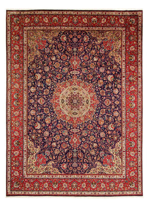 Perzisch tapijt - Tabriz - 395 x 297 cm - licht rood