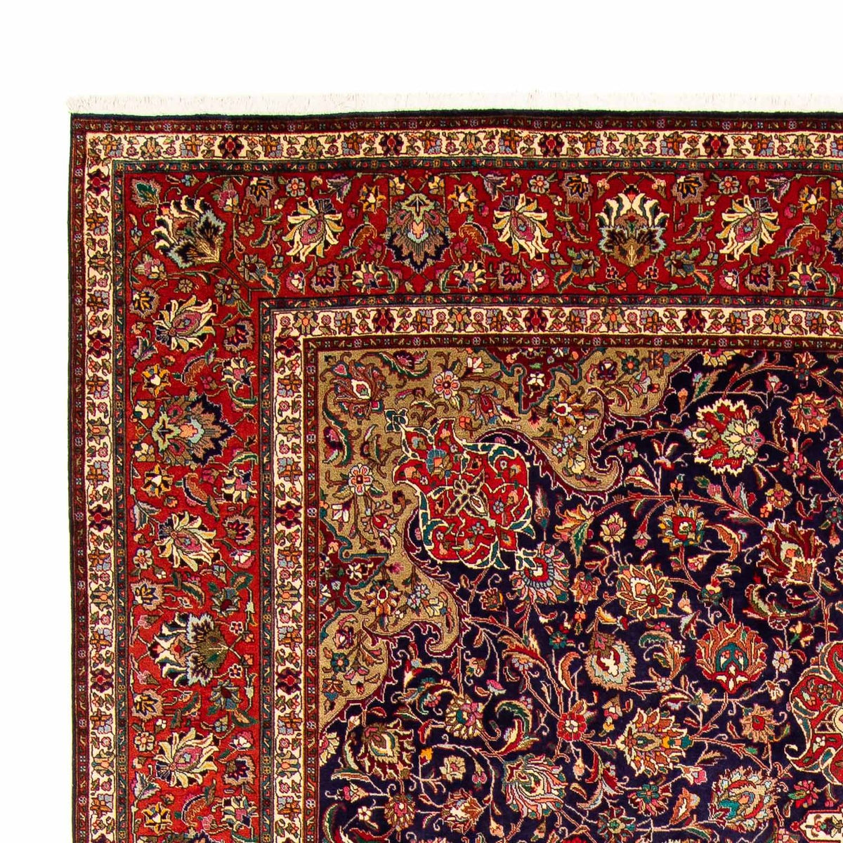 Perzisch tapijt - Tabriz - 395 x 297 cm - licht rood