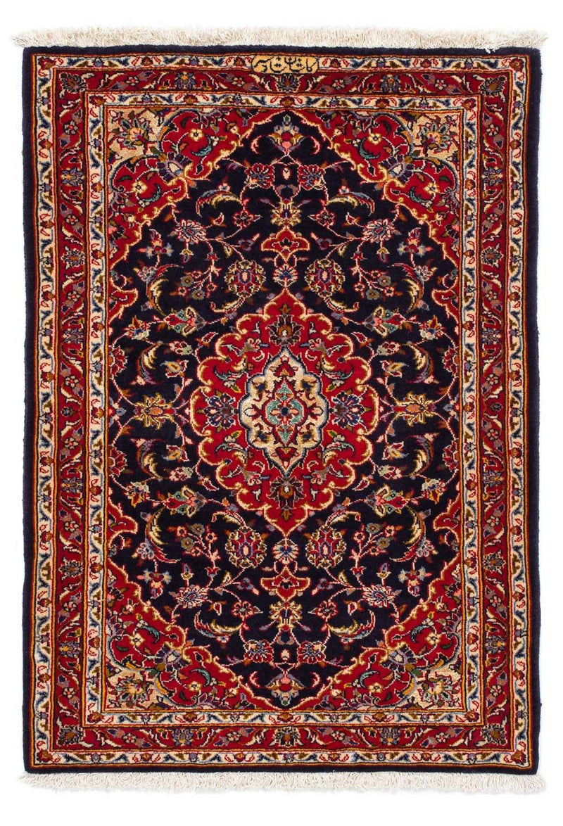 Perzisch tapijt - Keshan - 116 x 78 cm - donkerblauw