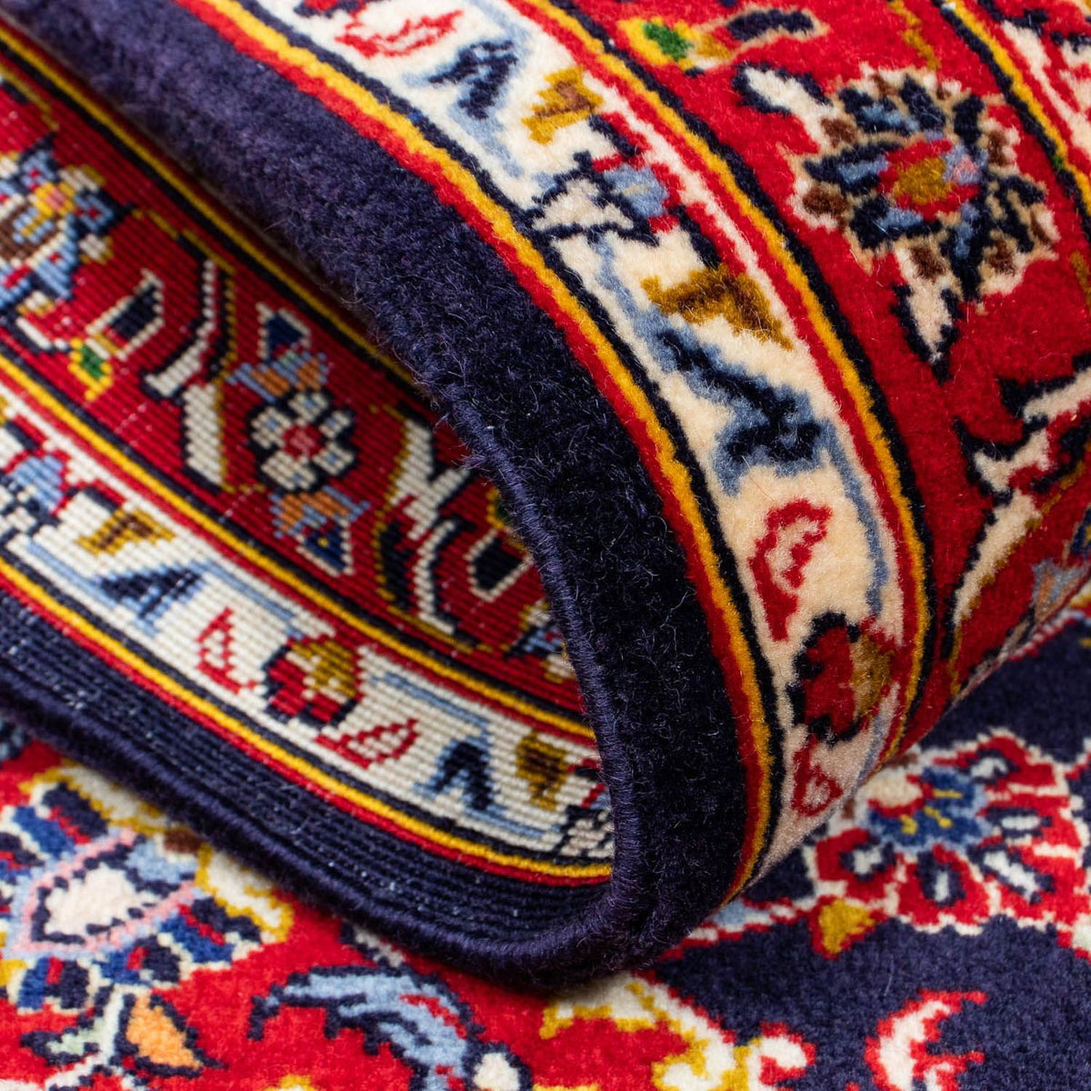 Perzisch tapijt - Keshan - 119 x 80 cm - donkerblauw