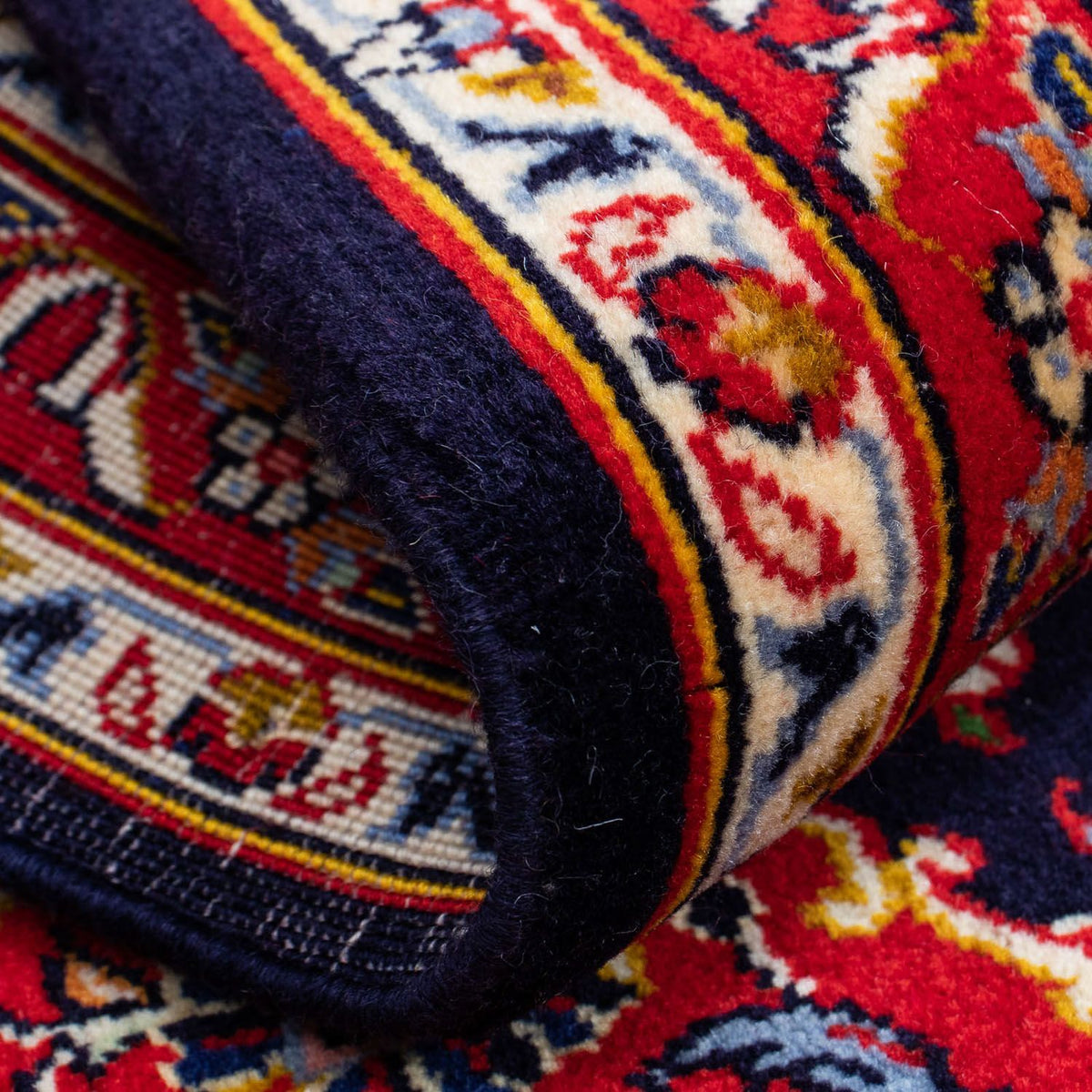 Perzisch tapijt - Keshan - 116 x 80 cm - donkerblauw