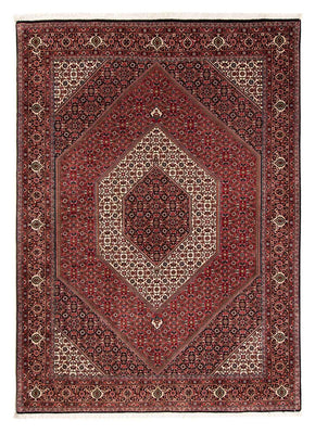 Perzisch tapijt - Bijar - 238 x 175 cm - donkerrood