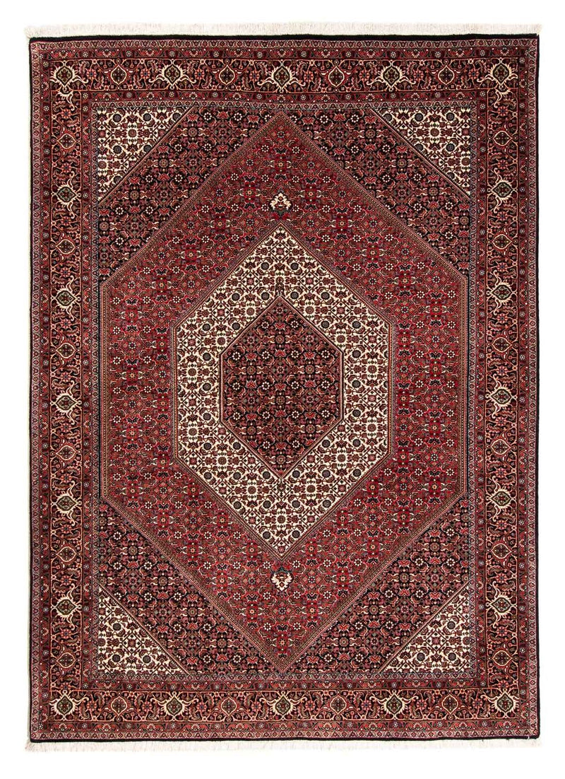 Perzisch tapijt - Bijar - 238 x 175 cm - donkerrood