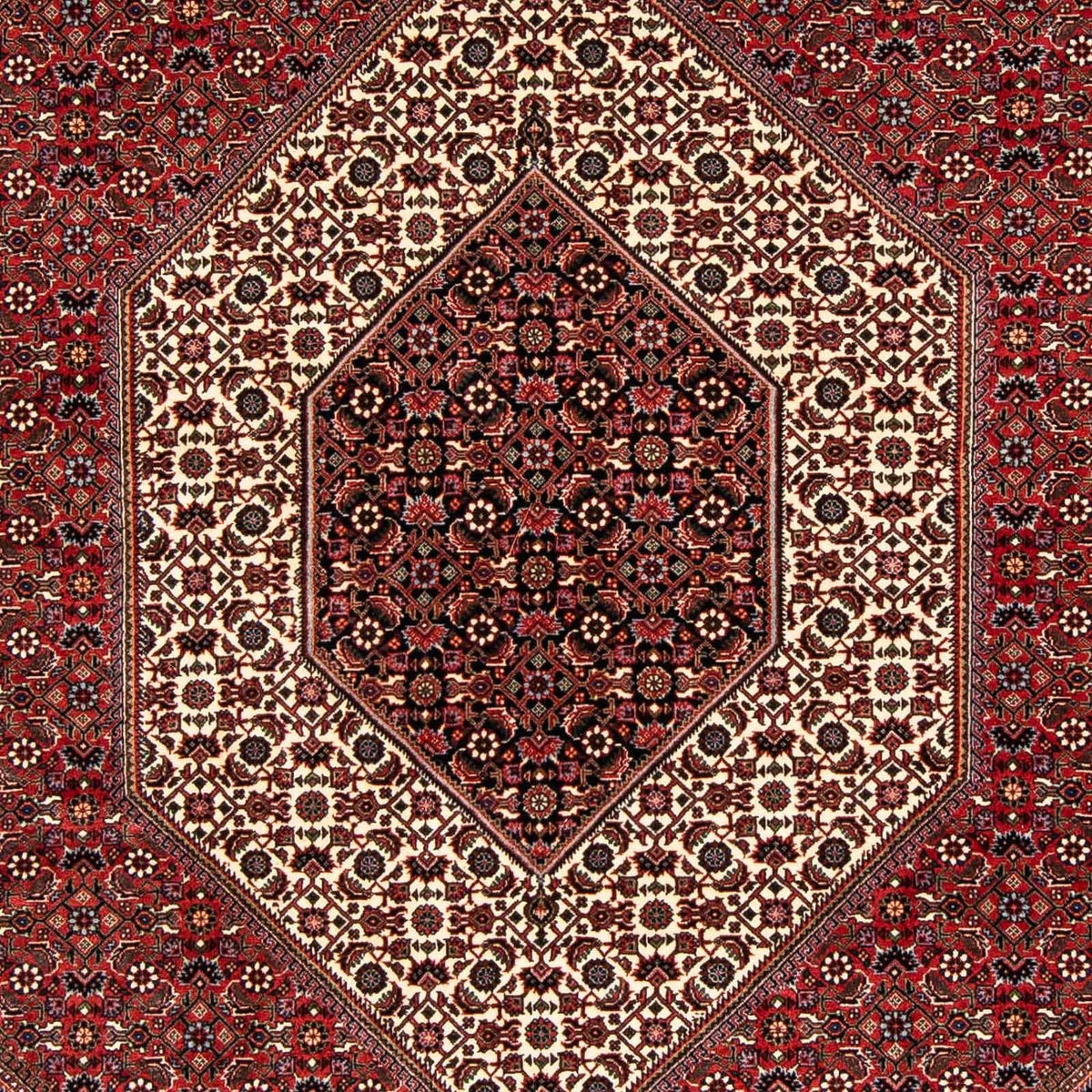 Perzisch tapijt - Bijar - 238 x 175 cm - donkerrood