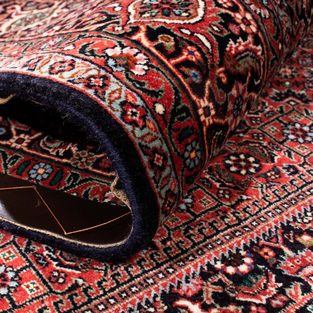 Perzisch tapijt - Bijar - 238 x 175 cm - donkerrood