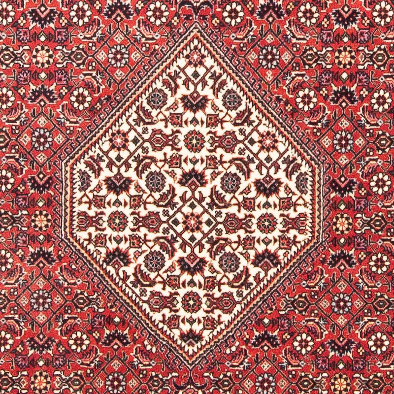 Perzisch tapijt - Bijar vierkant  - 112 x 100 cm - rood