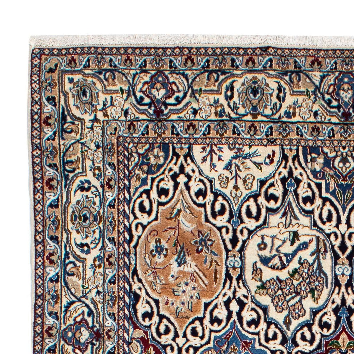 Perzisch tapijt - Nain - Koninklijk - 260 x 158 cm - veelkleurig